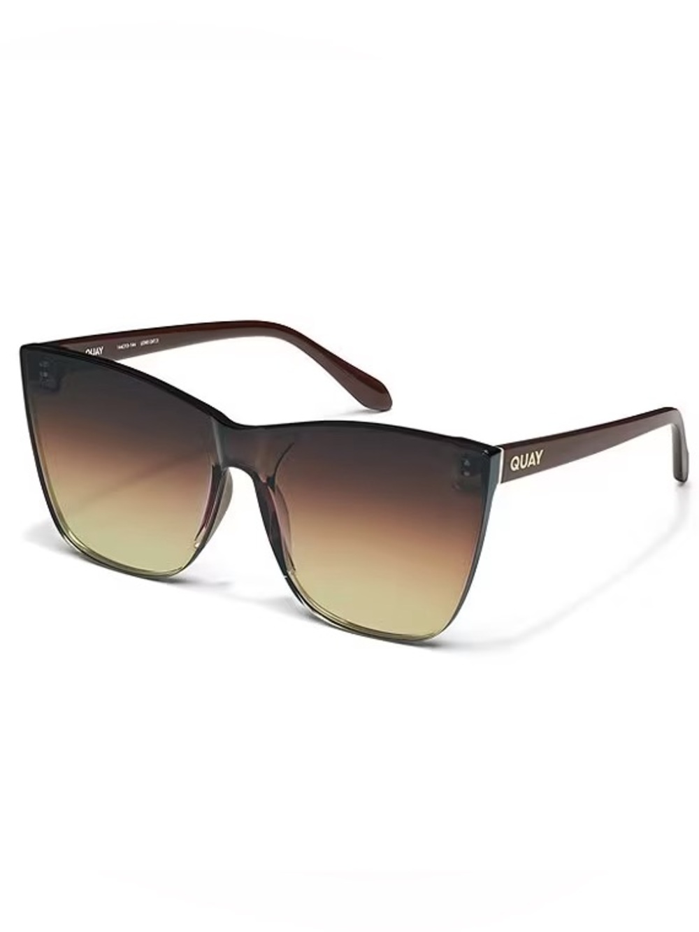 Like New Quay Oversized Cat-Eye Sunglasses With Case - Picture 9 of 9